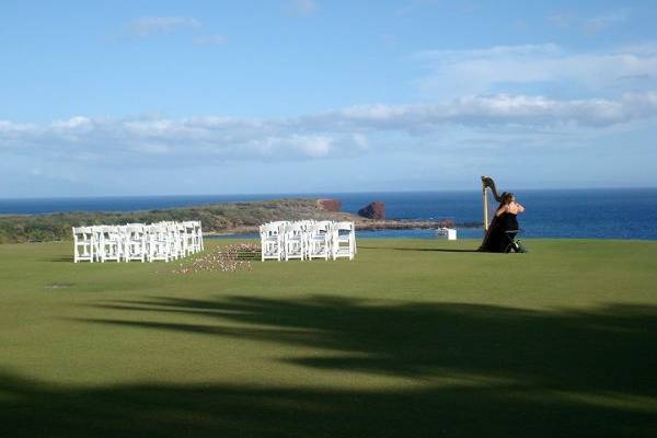 Harp Music for Island of Lanai ceremony, Upper Tee Box.