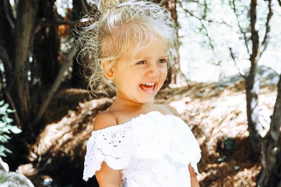 Little Positano gown for flower girl