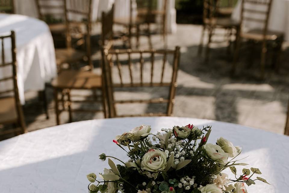 Floral Centerpiece and Vase
