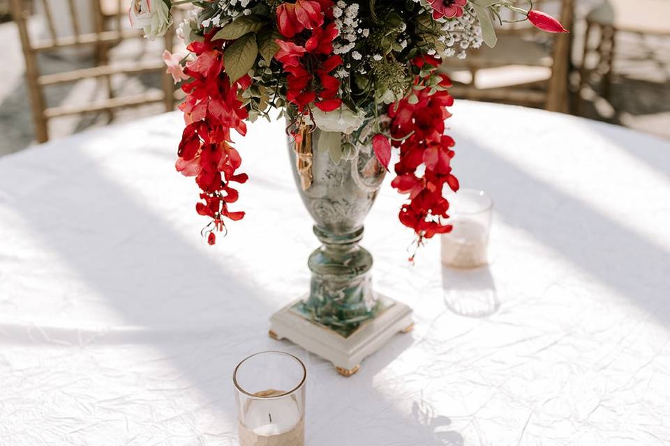 Floral Centerpiece and Vase