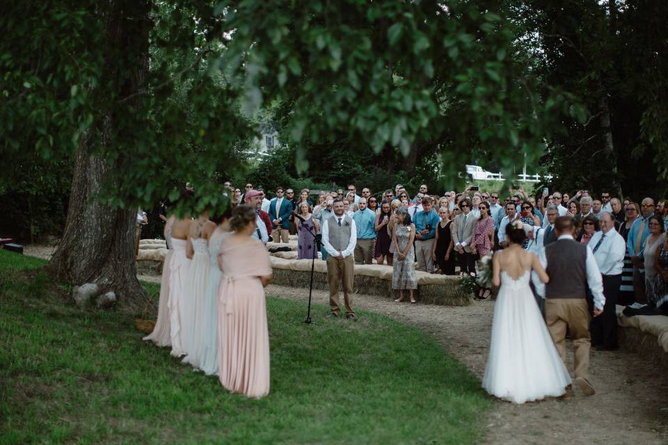 Ceremony outside