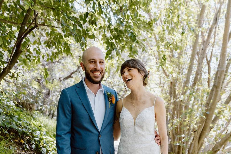 Smiles all day for this couple