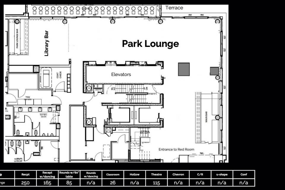 Park Lounge Floorplan