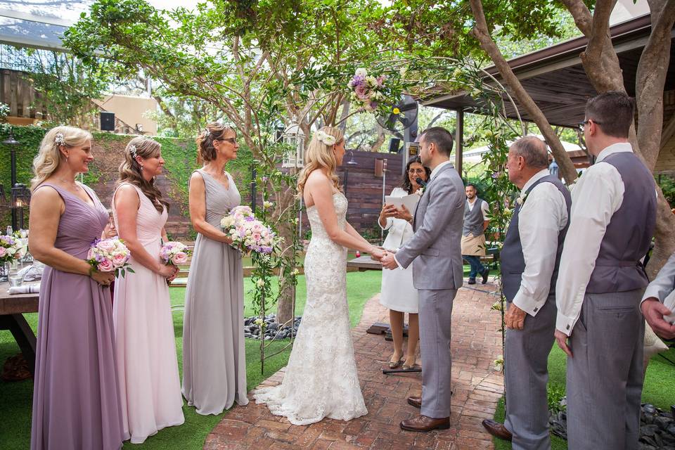 Garden ceremony