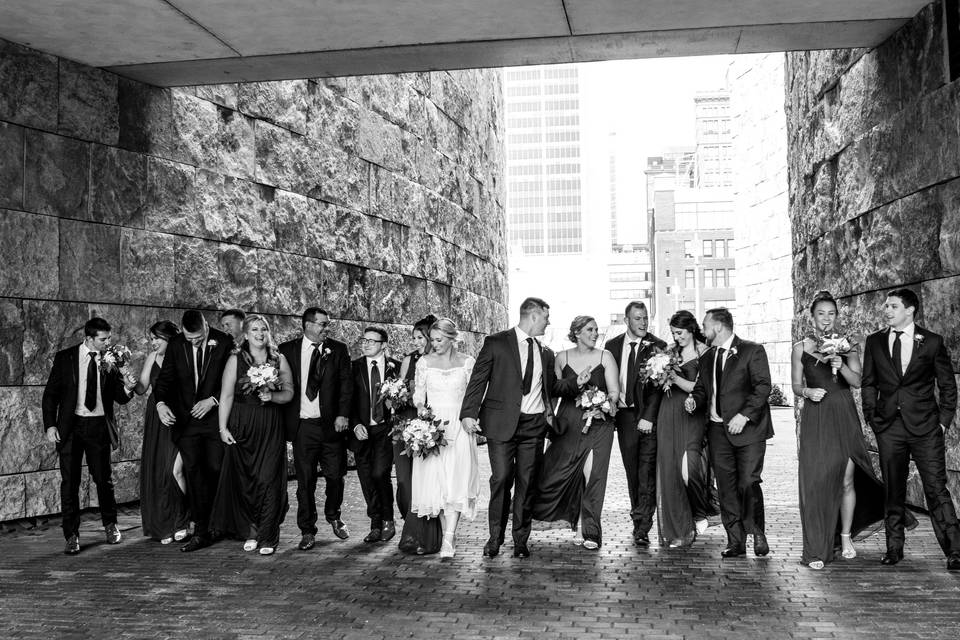Downtown Cincy wedding