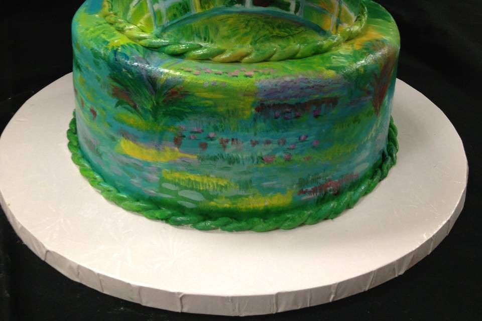 Monet Inspired Cake