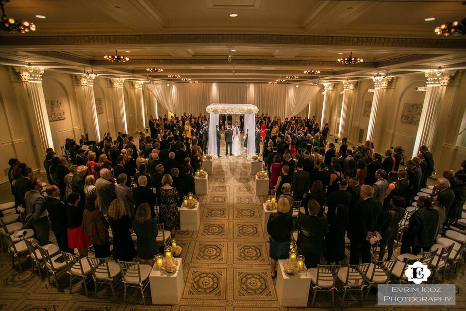 Indoor wedding