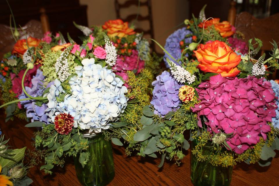 Set of bouquets