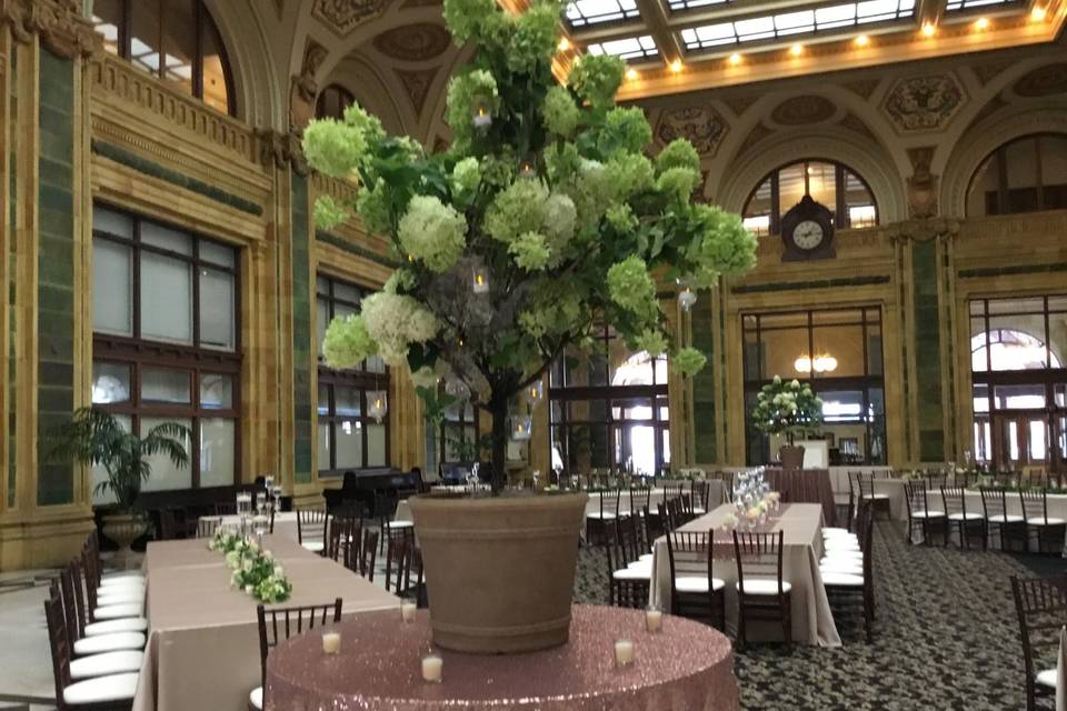 Green Hydrangea Tree wedding