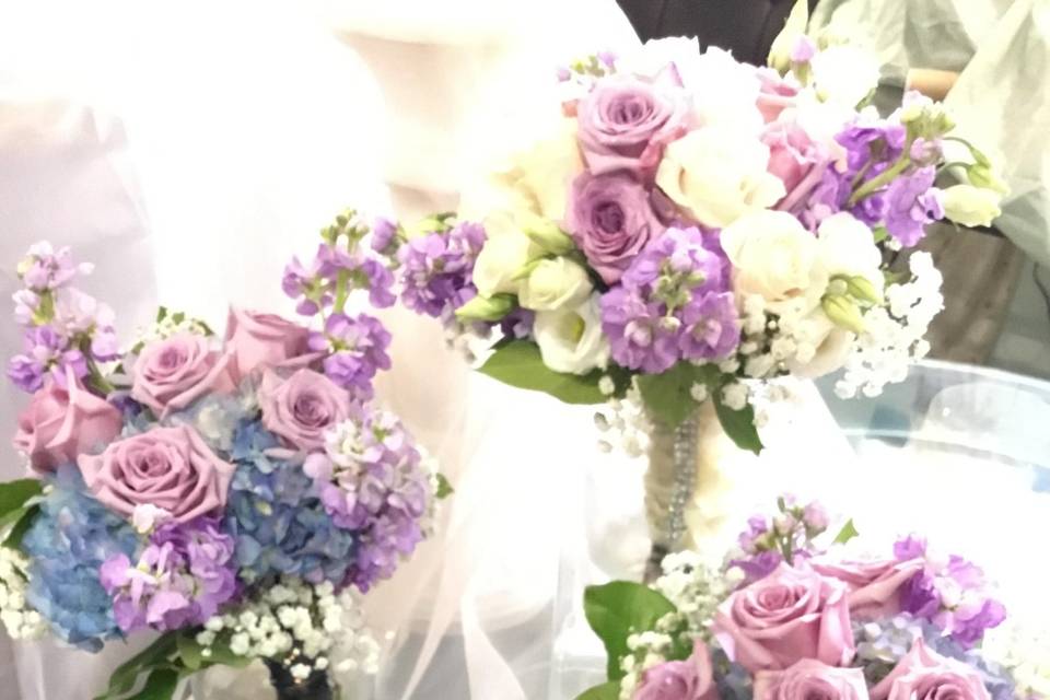 Lavender Wedding Bouquets