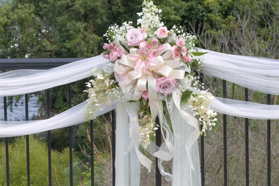 Overlook Decorated Pink Flower