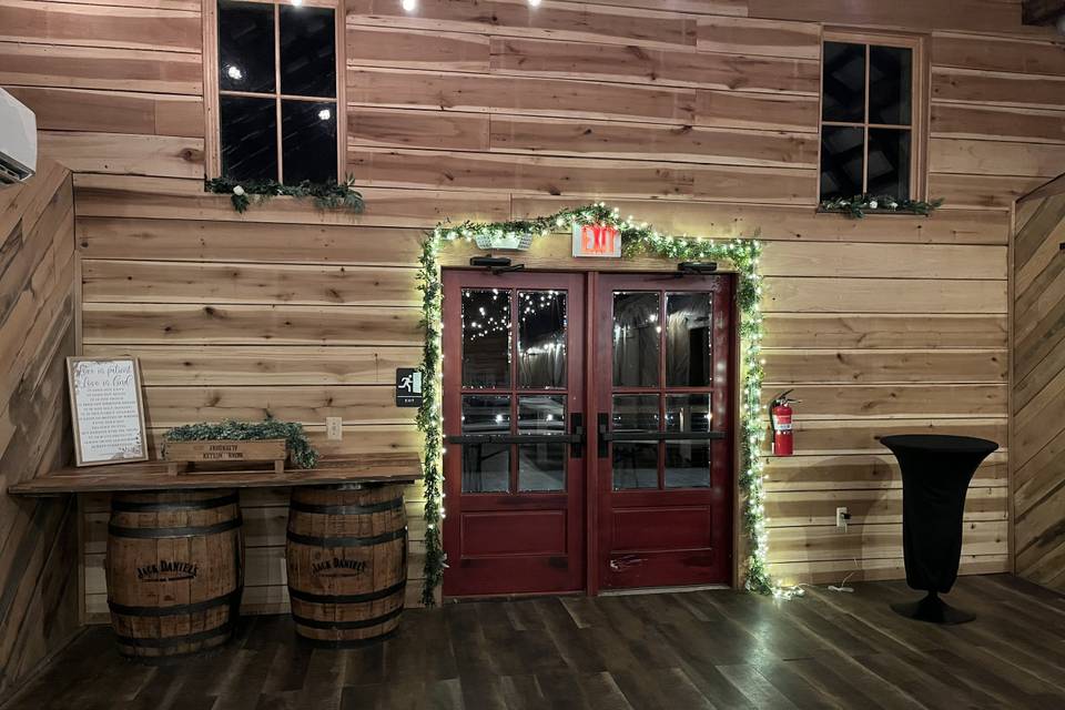 Side entrance