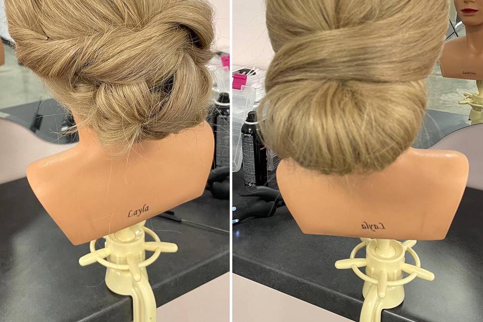 Bridal hair