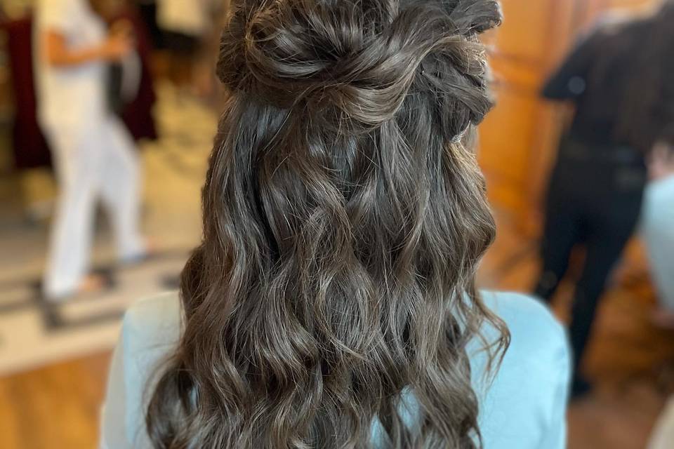 Bridal hair