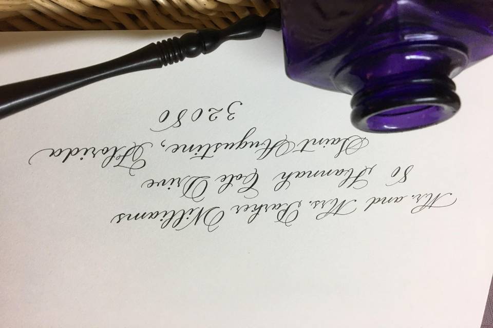 Calligraphy of Charlotte