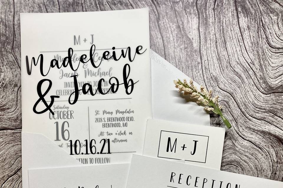 Vellum Invite Suite