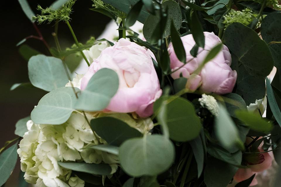 Bride/Groom holding Bouquet