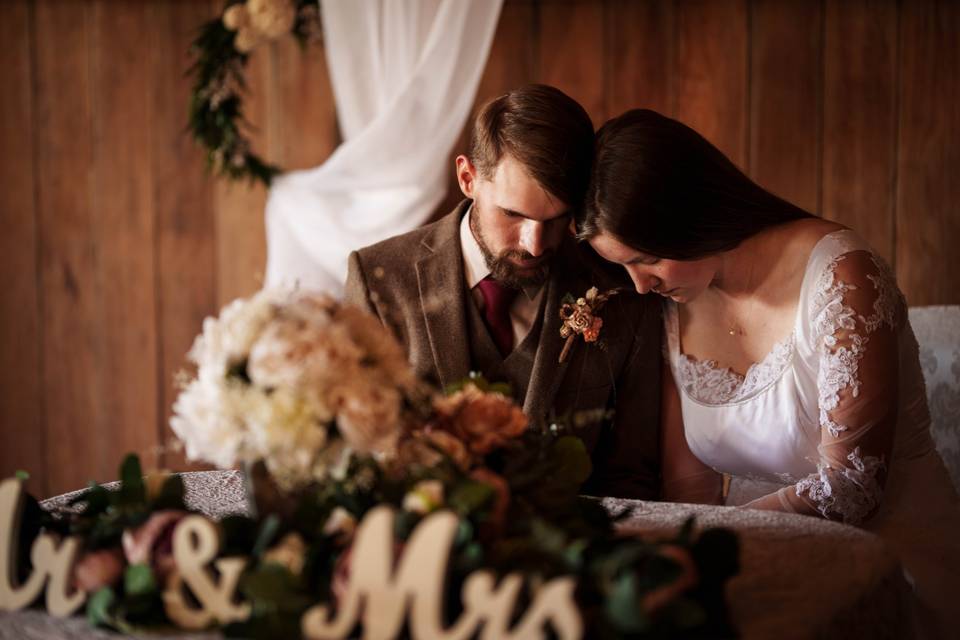 Couple praying