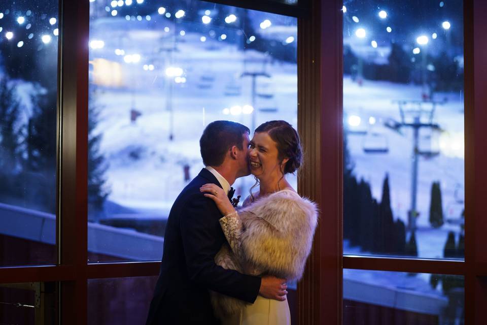 Couple by window