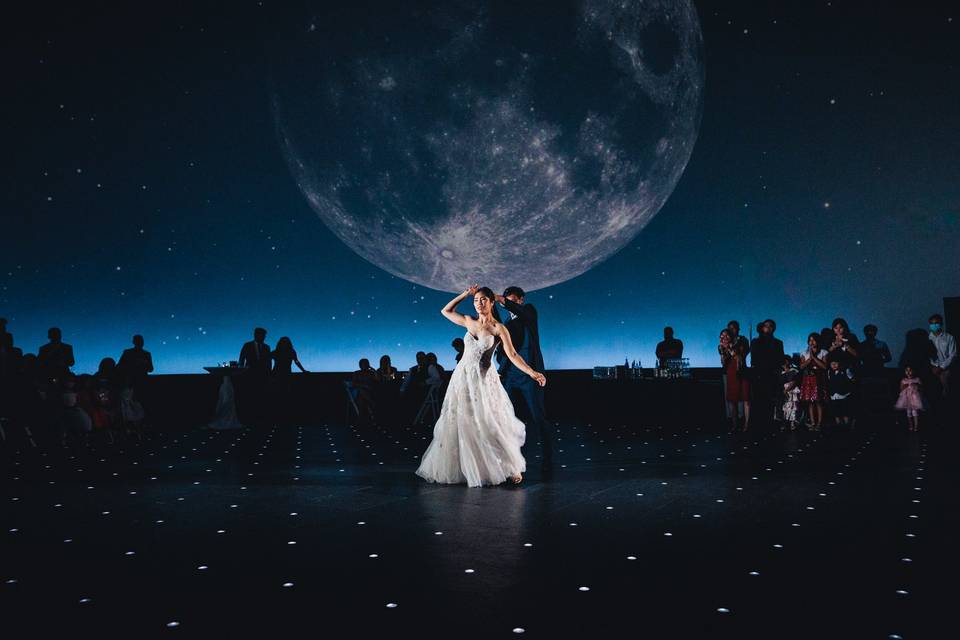 Dancing under the moon