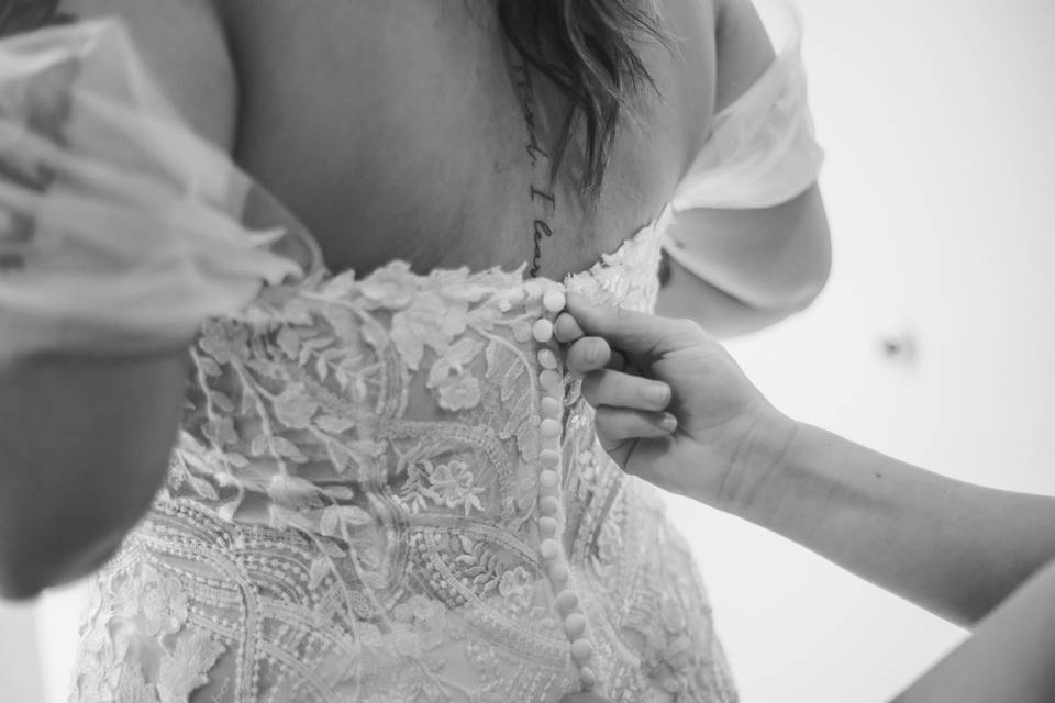 Wedding Dress Detail Shot