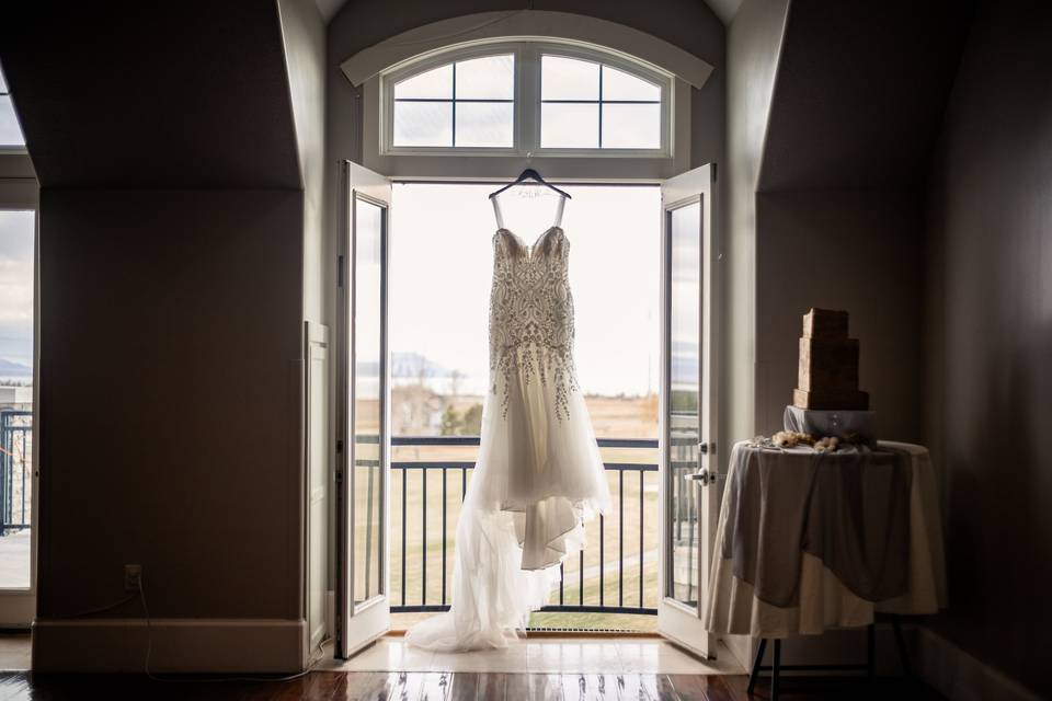 Wedding Dress Detail Shot