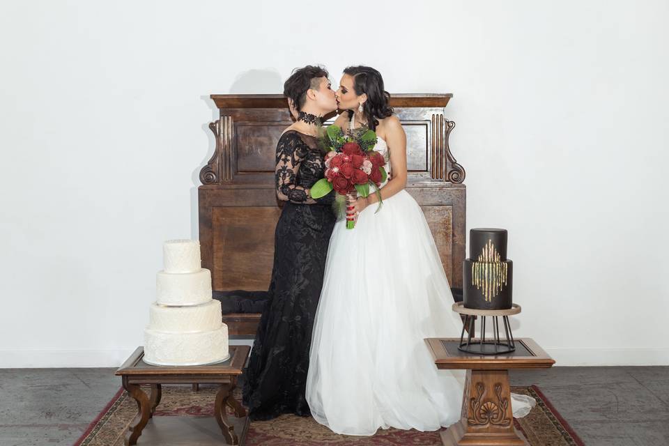 LGBTQ+ Wedding Black Dress