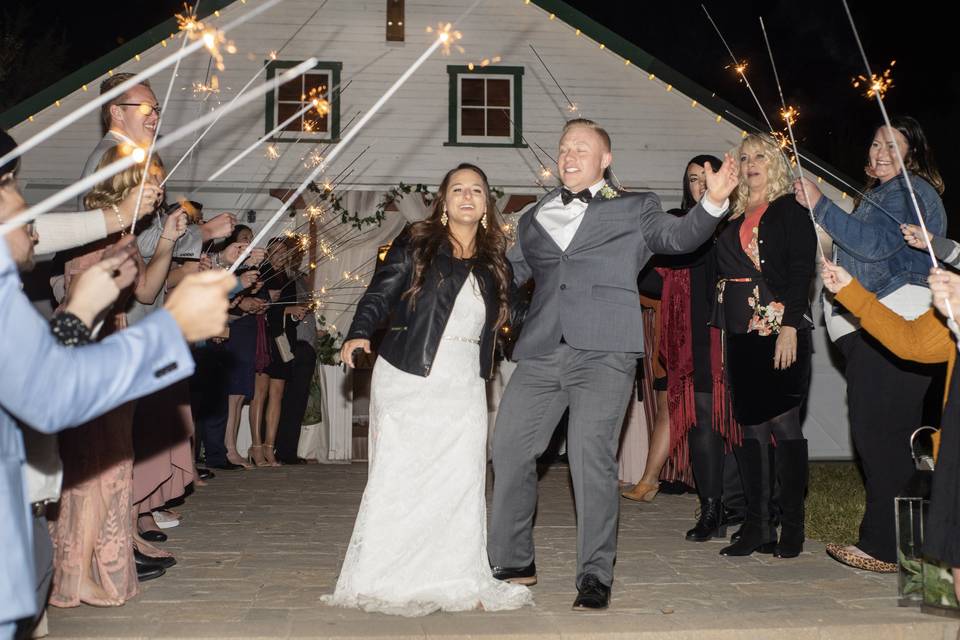 Day Barn Sparkler Exit