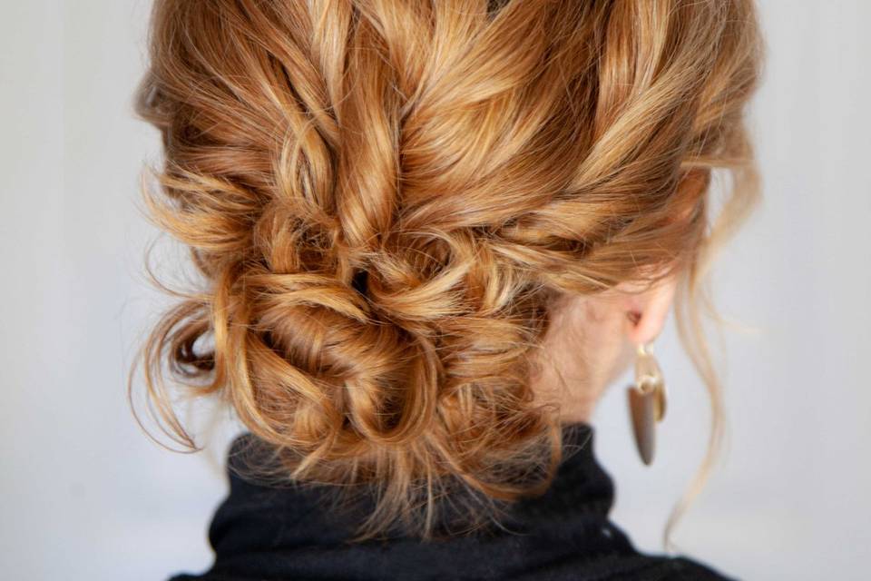 Loose updo