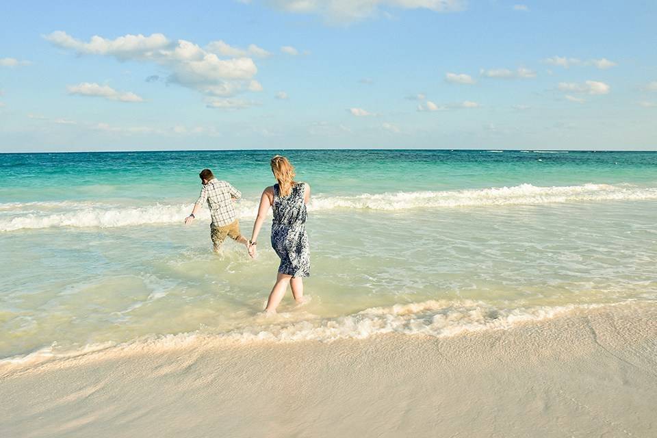 Beach chase