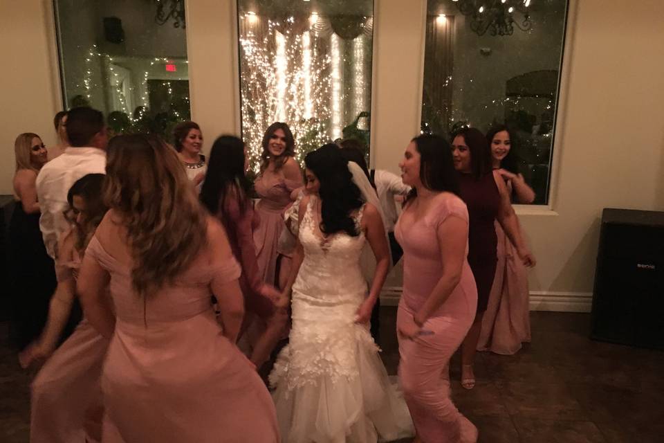 Enjoying Dancing with Bride