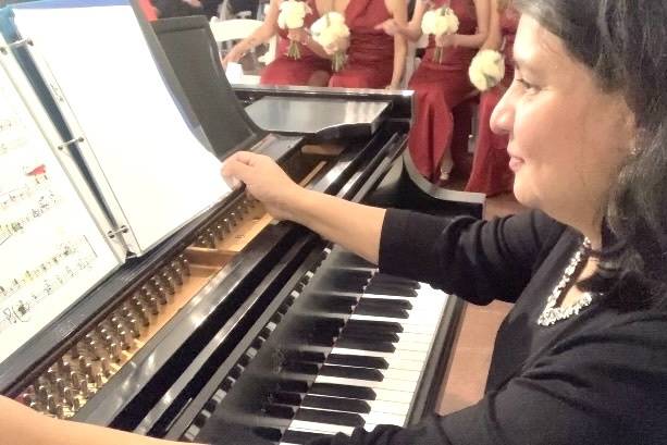 Playing bridal entrance music