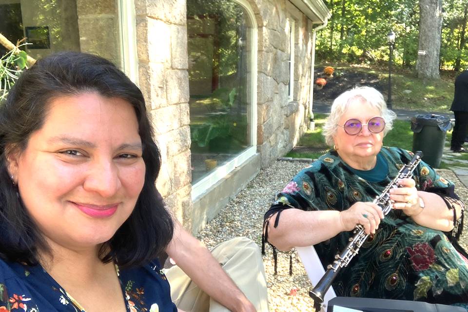 Accompanied an oboe player