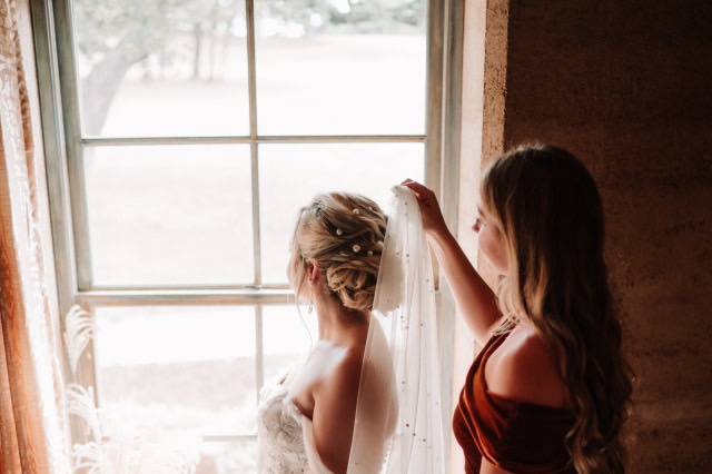 Bride Getting Ready