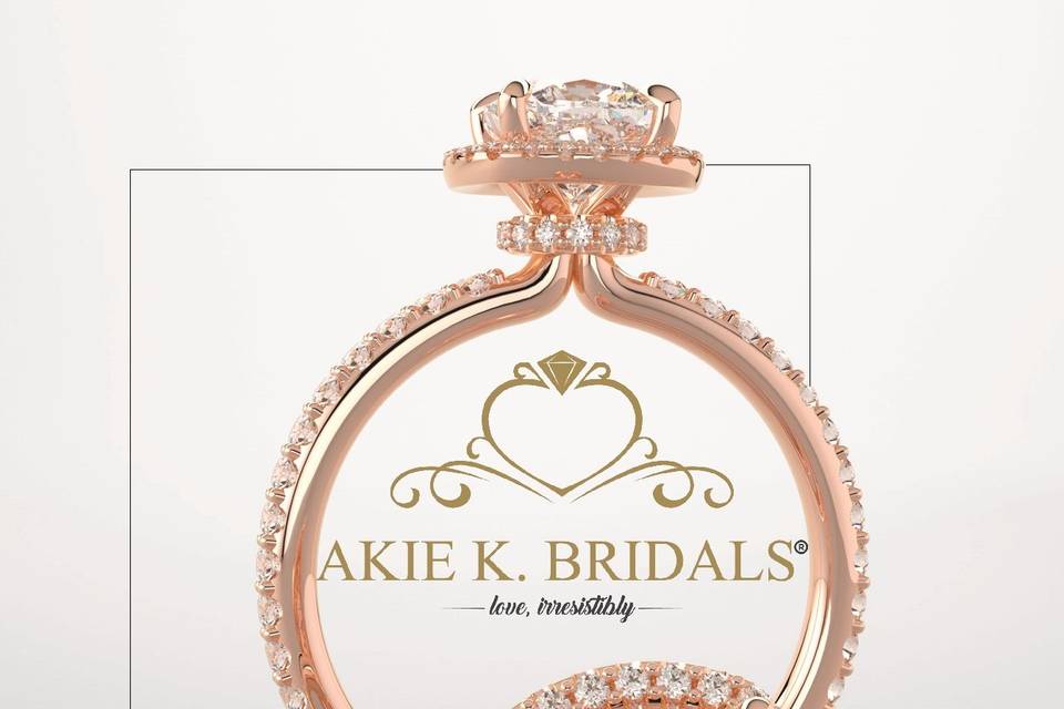 Akie k designer bridal rings