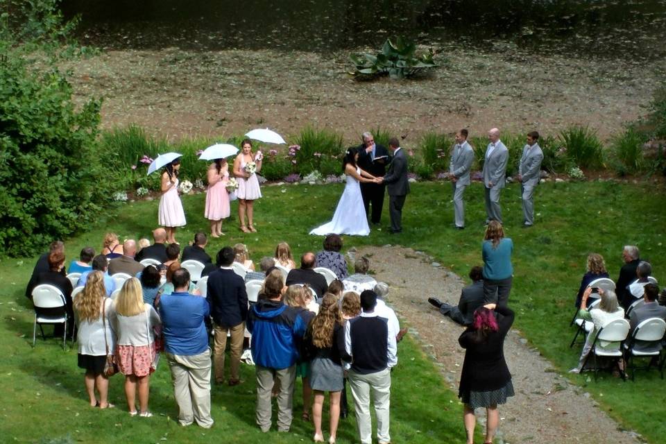 The wedding ceremony