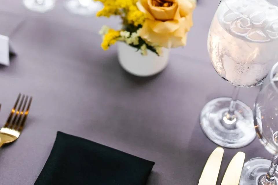 Small yellow arrangement