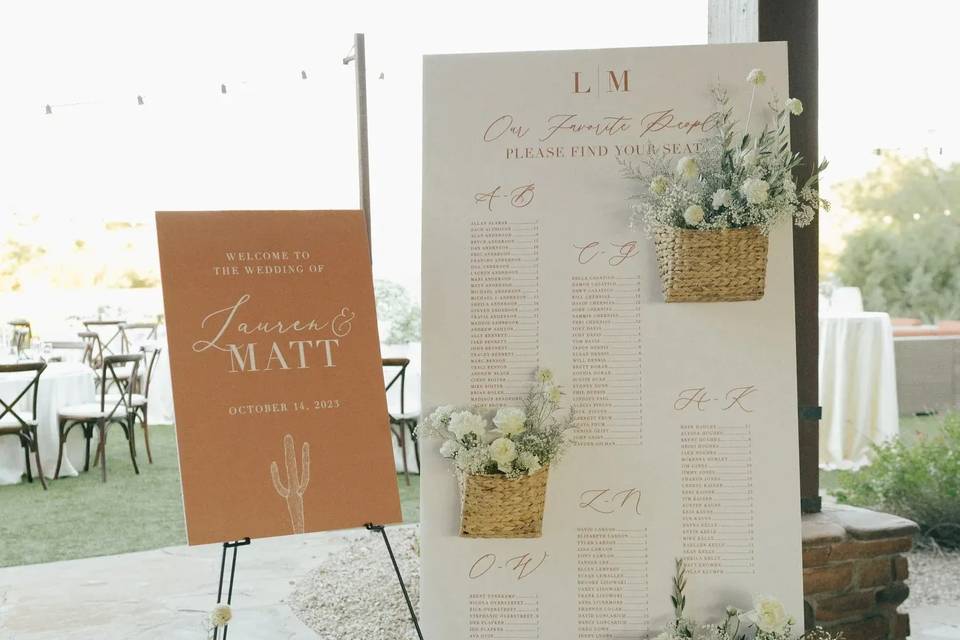 Name display signage