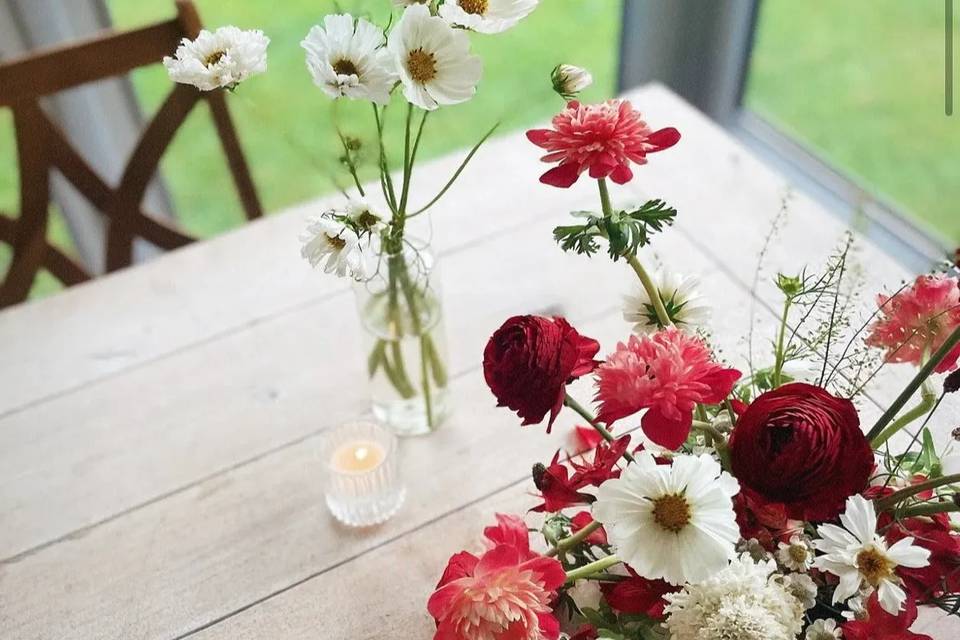 Red, White Centerpiece