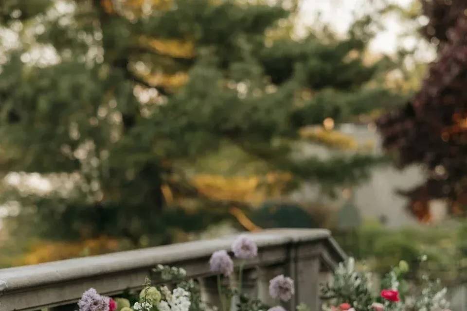 Villa Terrace ceremony floral