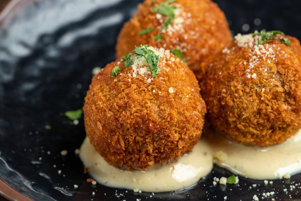 Mushroom arancini