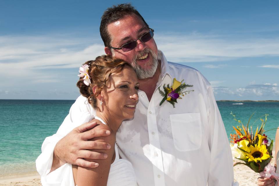 Atlantis Bahamas Beach wedding