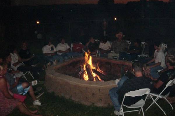 After event fire pit.