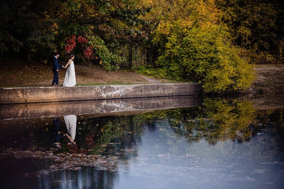 Walk at the lake