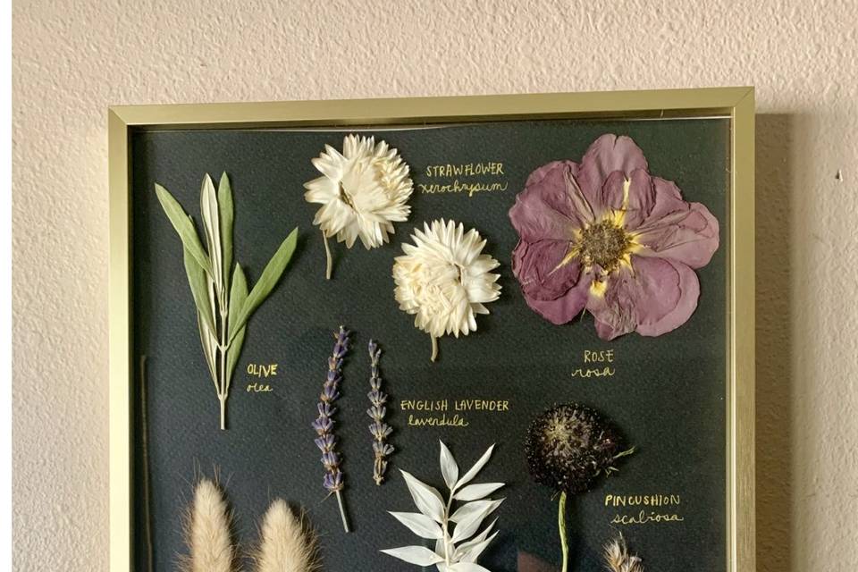 Wedding Herbarium Art