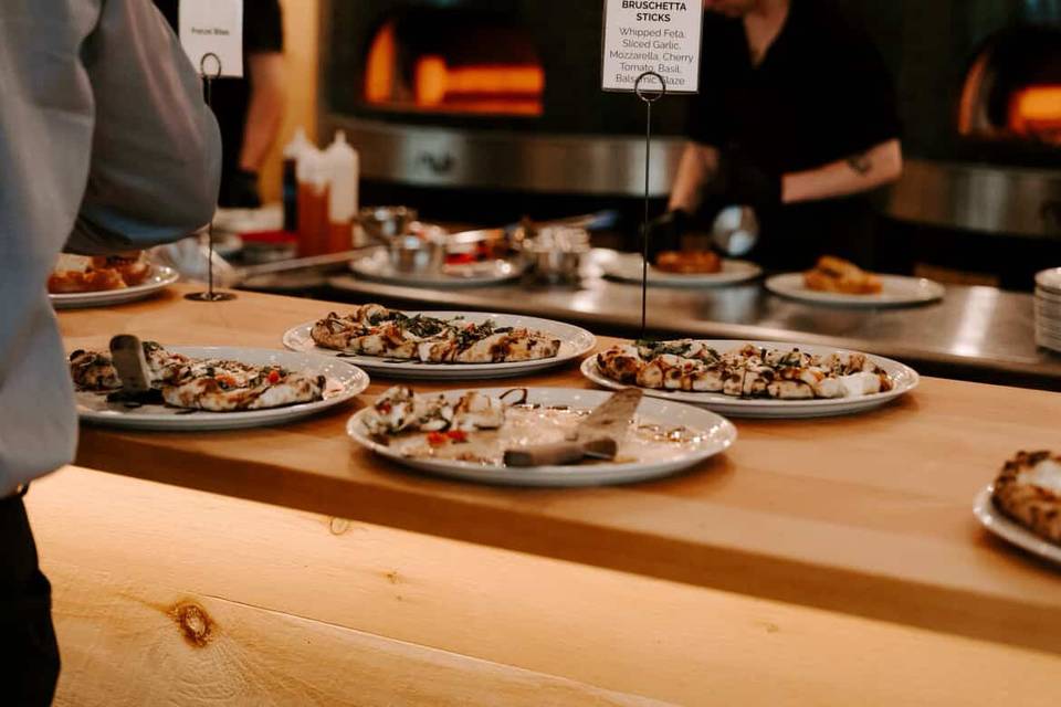 Pizza Buffet Line