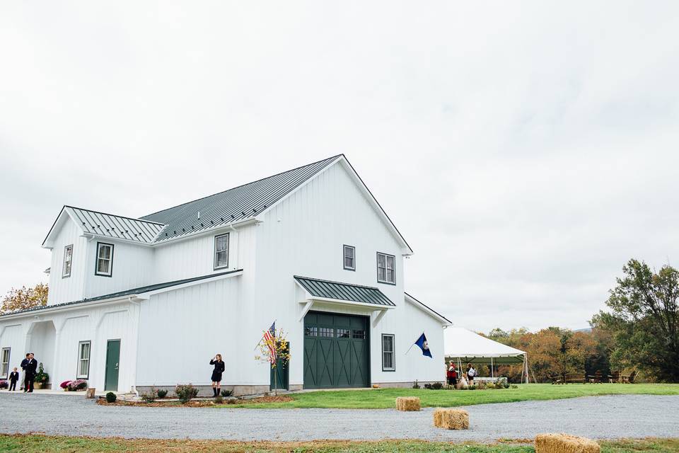 Barn wedding venue