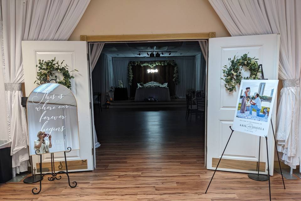 Entry to main ballroom