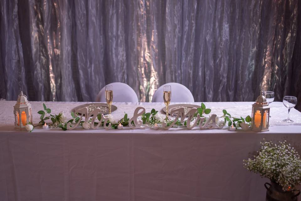 This could be your head table!