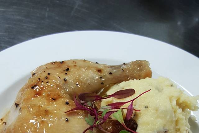 Brown butter roasted chicken